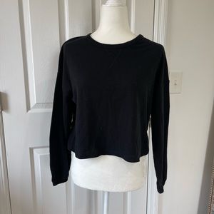 Black long sleeve top